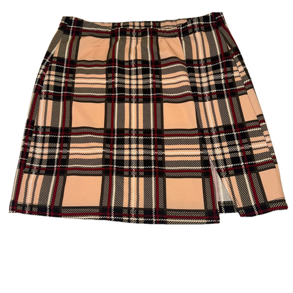 Dresses & Skirts - Plaid Tan Skirt